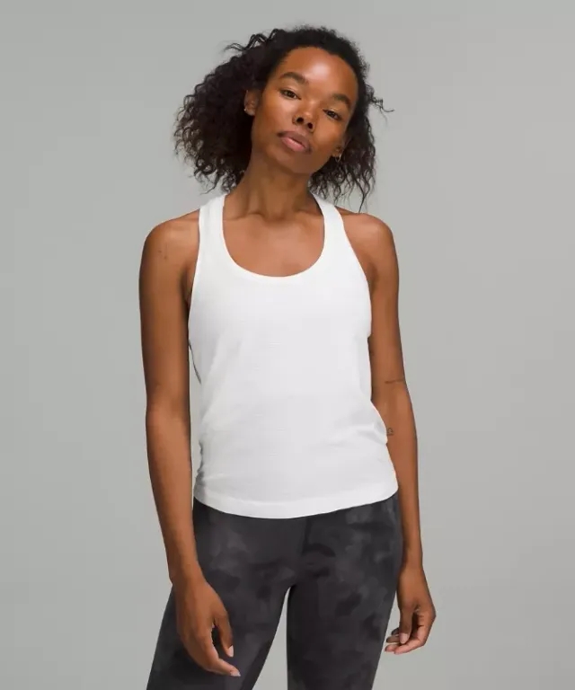 lululemon IE lululemon – Women's Swiftly Tech Racerback Tank Top 2.0 Waist Length – Color White – Size 8