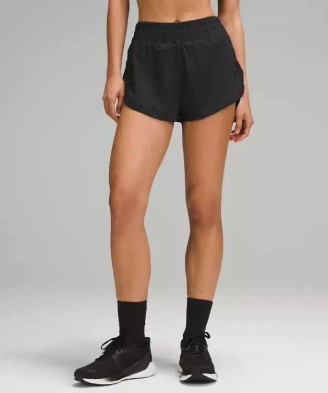 lululemon IE lululemon – Women's Track That High-Rise Lined Shorts – 3 – Color Black – Size 4