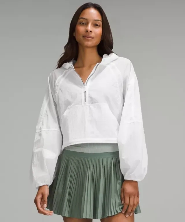 lululemon IE lululemon – Women's Scuba Cropped Anorak Jacket – Color White – Size 8