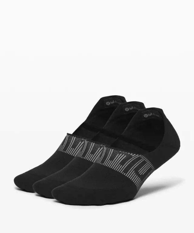 lululemon IE lululemon – Women's Power Stride No-Show Socks with Active Grip 3 Pack – Color Black – Size S