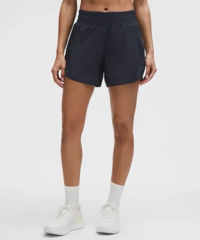 lululemon IE lululemon – Women's Track That High-Rise Lined Shorts – 5 – Color Blue – Size 4
