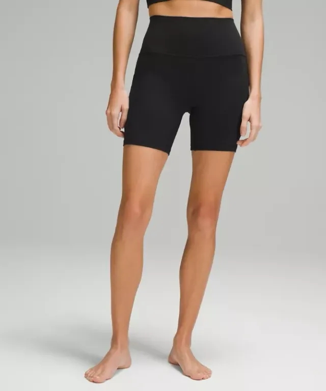 lululemon IE lululemon – Women's Align High-Rise Yoga Shorts with Pockets – 6 – Color Black – Size 2
