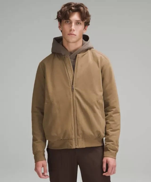 lululemon IE lululemon – Men's Switch Over Bomber Jacket – Color Brown – Size 2XL