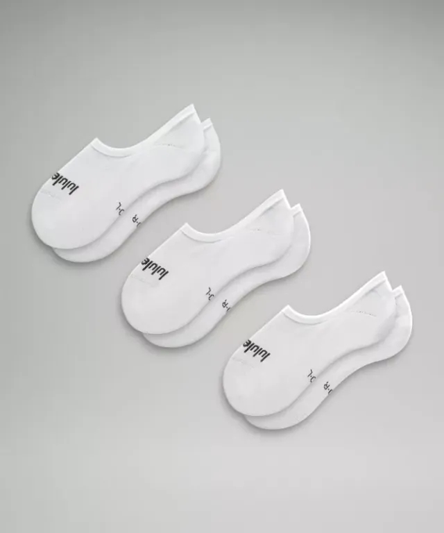 lululemon IE lululemon – Women's Daily Stride Comfort No-Show Socks 3 Pack – Color White – Size S