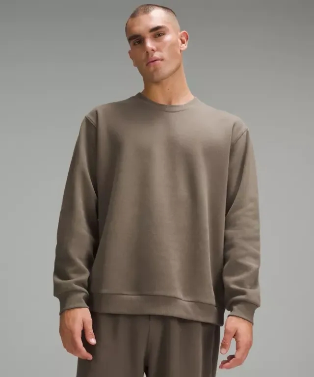 lululemon IE lululemon – Men's Steady State Crew Sweatshirt – Color Brown – Size 2XL