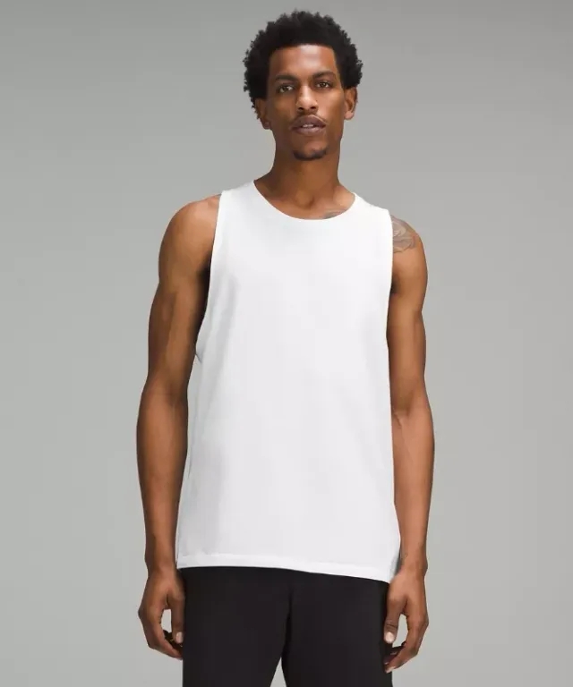 lululemon IE lululemon – Men's Zeroed In Tank Top – Color White – Size S