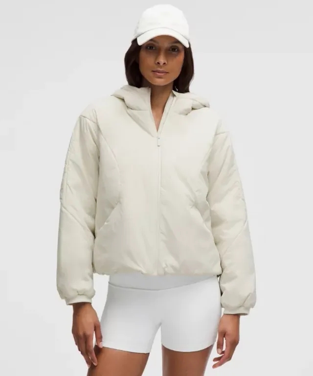 lululemon IE lululemon – Women's Water-Resistant Insulated Hooded Jacket – Color White – Size 3XS