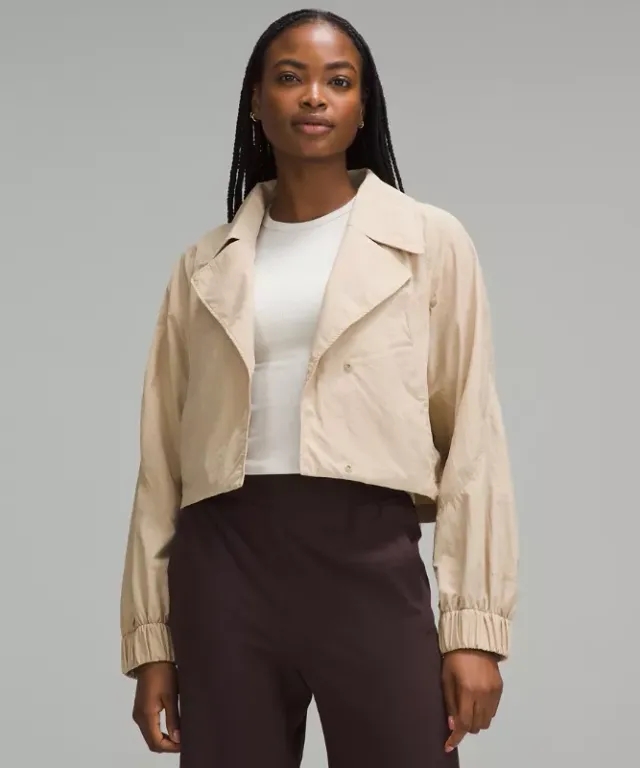 lululemon IE lululemon – Women's Cropped Trench Jacket – Color Khaki – Size 3XS