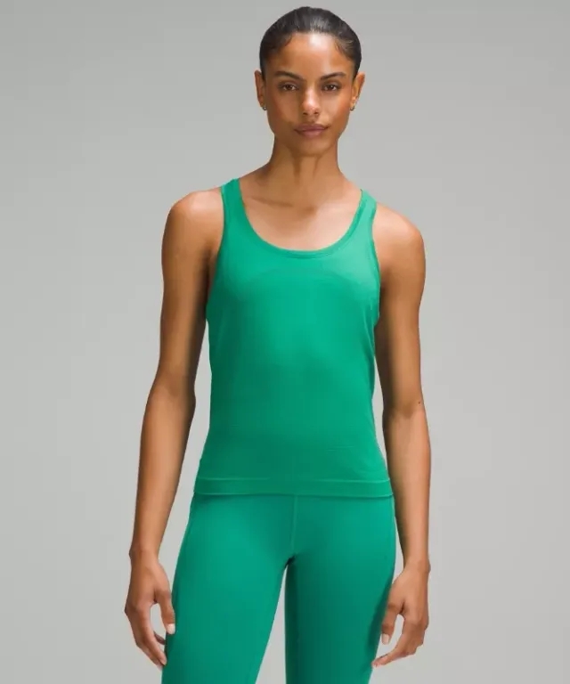 lululemon IE lululemon – Women's Swiftly Tech Racerback Tank Top 2.0 Waist Length – Color Green – Size 2
