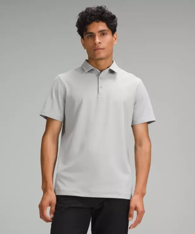 lululemon IE lululemon – Men's ShowZero Polo Shirt – Color Silver/Grey – Size 2XL