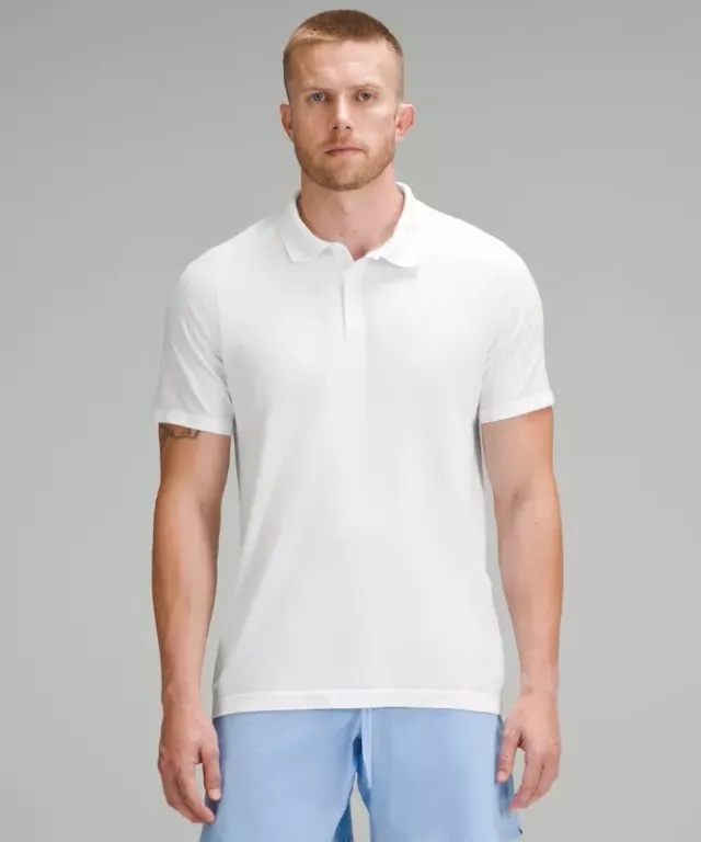 lululemon IE lululemon – Men's Metal Vent Tech Polo Shirt – Color White – Size S
