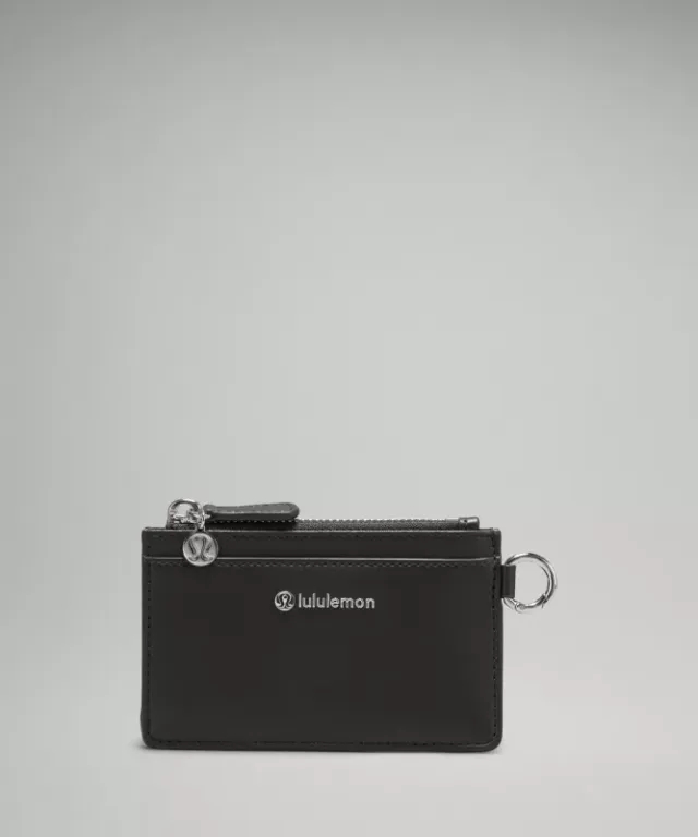 lululemon IE lululemon – Card Case Wallet – Color Black/Silver