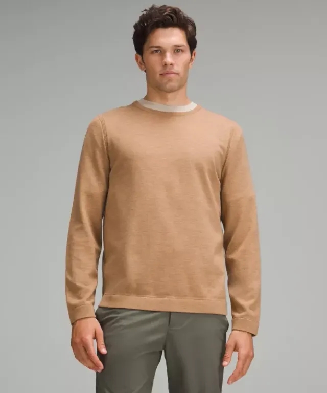 lululemon IE lululemon – Men's New Venture Crewneck Sweater – Color Brown – Size 2XL