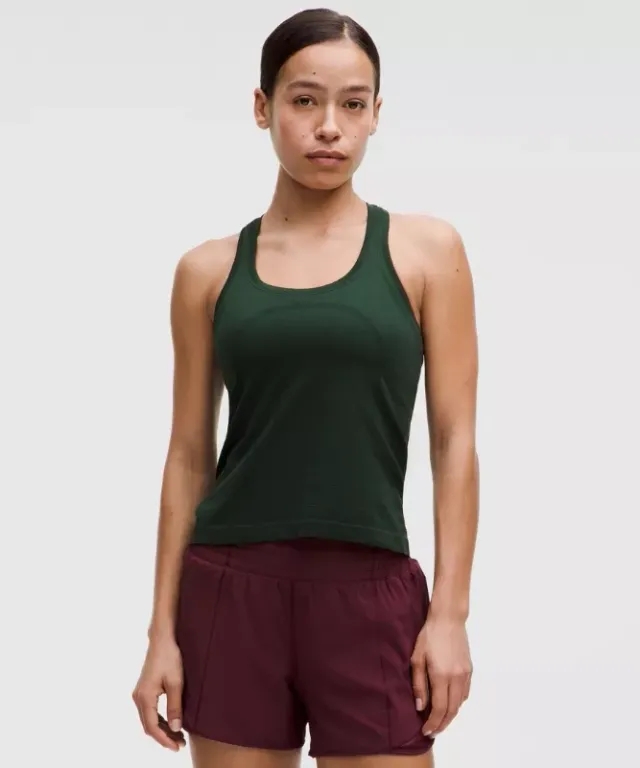 lululemon IE lululemon – Women's Swiftly Tech Racerback Tank Top 2.0 Waist Length – Color Green – Size 14