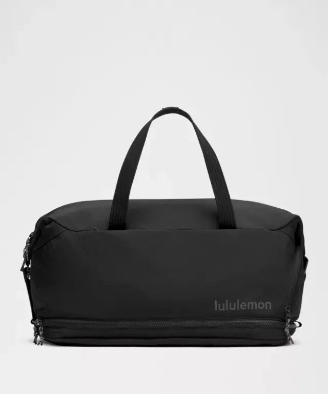 lululemon IE lululemon – 3-in-1 Gym Duffle Bag 30L – Color Black/Grey