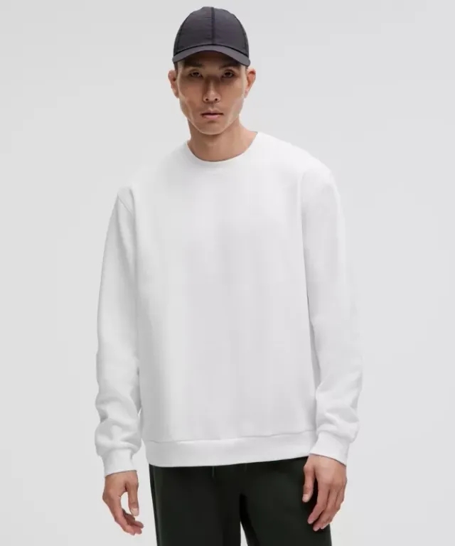 lululemon IE lululemon – Men's Steady State Crew Sweatshirt – Color White – Size 2XL