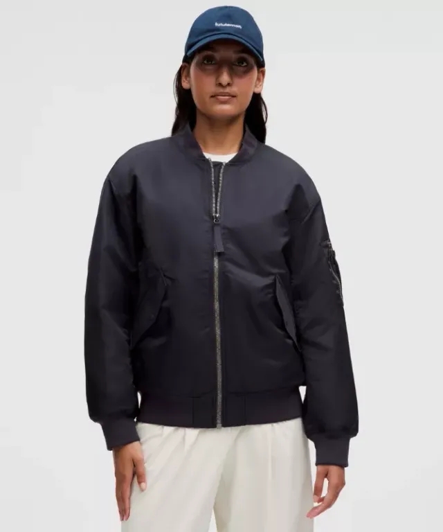 lululemon IE lululemon – Women's Oversized Insulated Flight Jacket – Color Black – Size 3XS