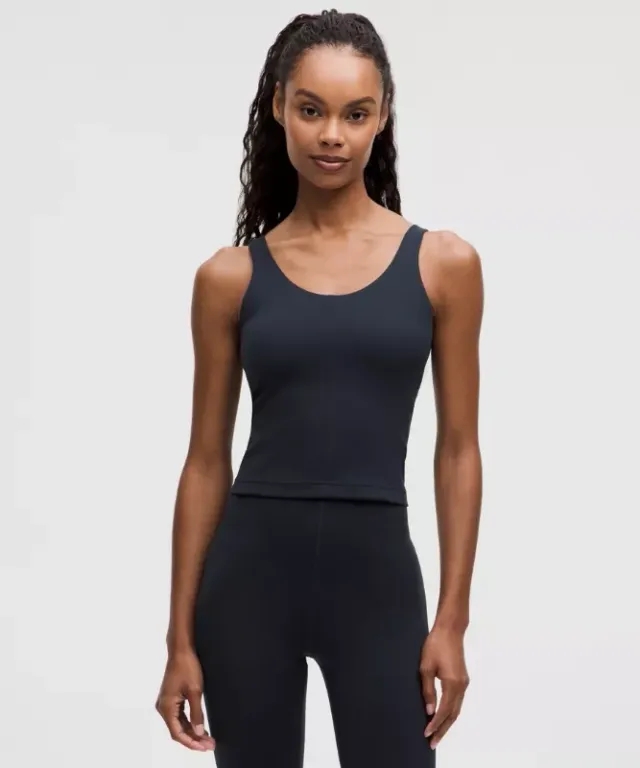 lululemon IE lululemon – Women's Glow Up Tank Top Medium Support, B/C Cup – Color Blue – Size 2