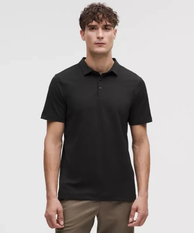lululemon IE lululemon – Men's ShowZero Polo Shirt – Color Black – Size L