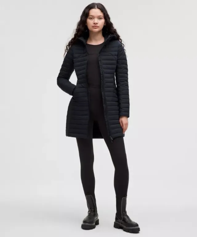 lululemon IE lululemon – Women's Pack It Down 700-Fill Long Jacket – Color Blue – Size 8