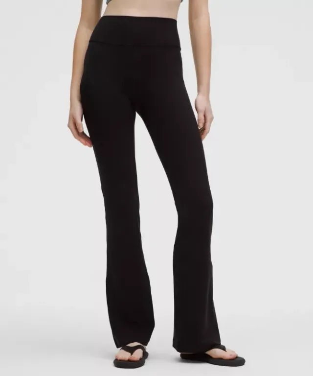 lululemon IE lululemon – Women's Groove Nulu High-Rise Flared Pants Regular – Color Black – Size 8