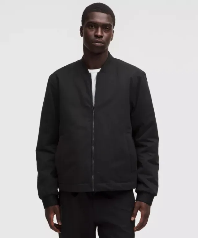 lululemon IE lululemon – Men's Insulated Bomber Jacket – Color Black – Size 2XL