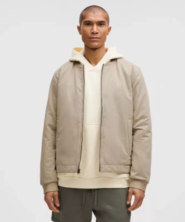 lululemon IE lululemon – Men's Insulated Bomber Jacket – Color Brown – Size 2XL