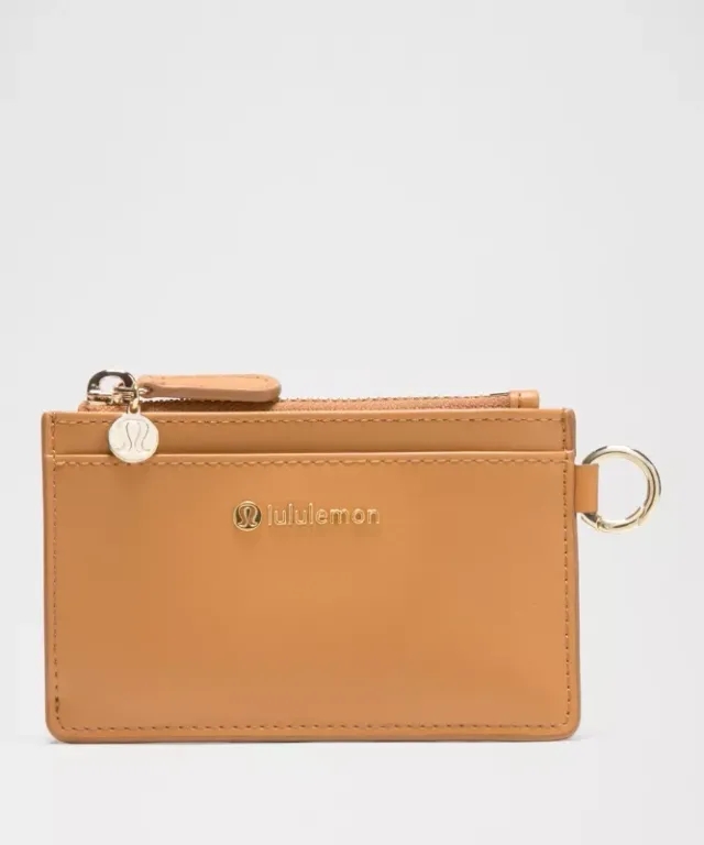 lululemon IE lululemon – Card Case Wallet – Color Brown/Gold/Orange