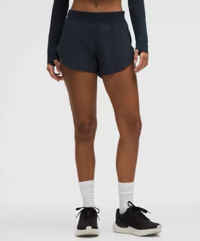 lululemon IE lululemon – Women's Fast and Free High-Rise Classic-Fit Split Shorts – 3 – Color Blue – Size 3XS