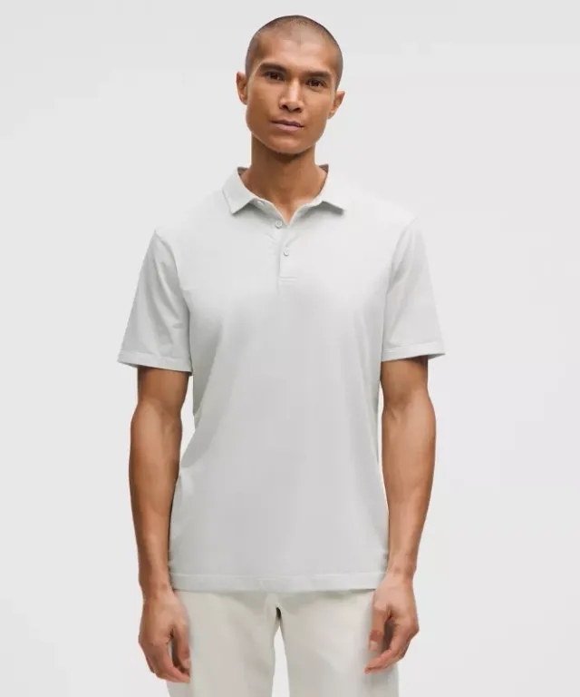 lululemon IE lululemon – Men's Evolution Short-Sleeve Polo Shirt – Color White – Size 2XL