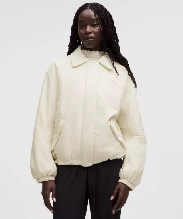 lululemon IE lululemon – Women's Insulated Oversized Collared Jacket – Color White – Size 3XS