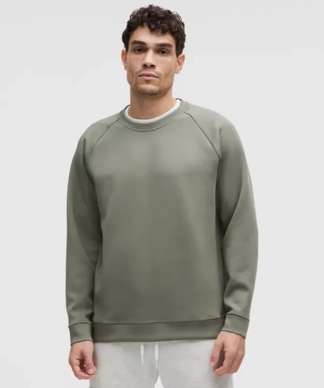 lululemon IE lululemon – Men's Smooth Spacer Classic-Fit Crew Sweatshirt – Color Grey – Size 2XL