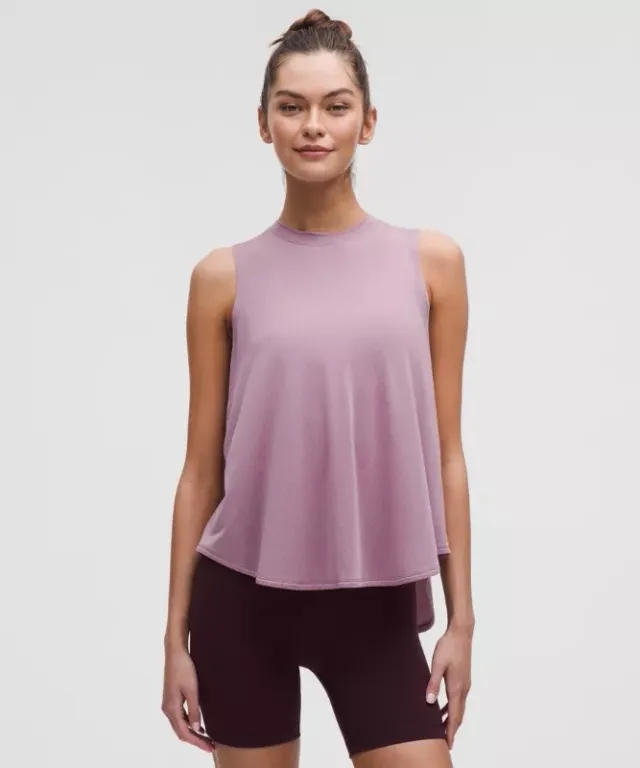 lululemon IE lululemon – Women's Lightweight Split-Back Training Tank Top – Color Purple – Size 2XS