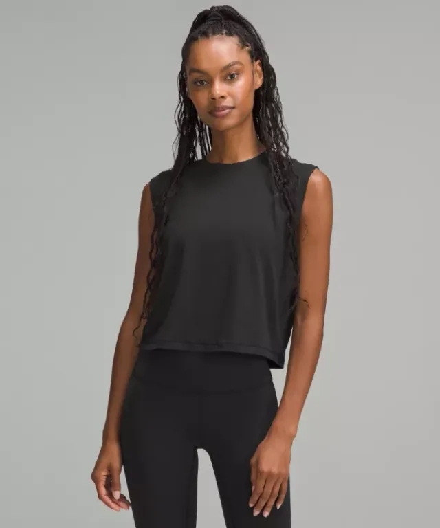 lululemon IE lululemon – Women's Jersey Training Muscle Tank Top – Color Black – Size 8