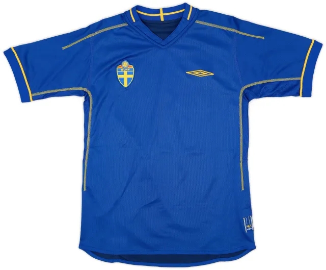 Umbro 2004-06 Sweden Away Shirt - 8/10 - (XL.Boys)