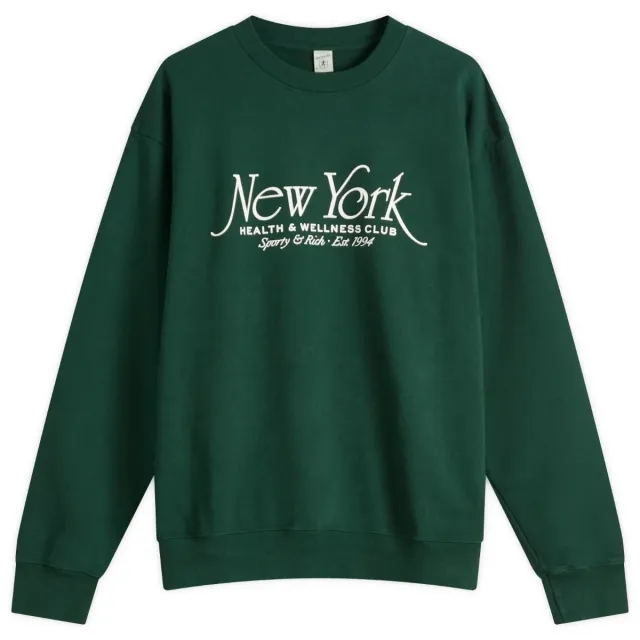 Sweatshirt Sporty & Rich Ny94 Crewneck Forest Xl