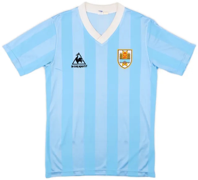 1990-91 Le Coq Sportif Template Shirt (Uruguay) #22 - 6/10 - (L)