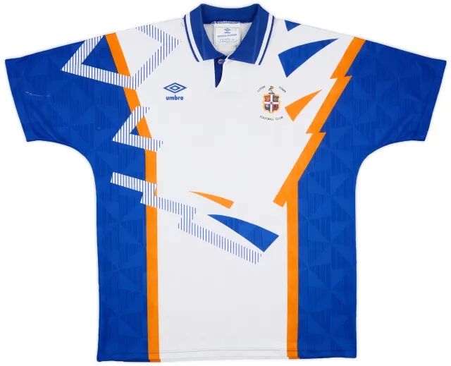 Umbro 1991-92 Luton Town Home Shirt - 8/10 - (XL)