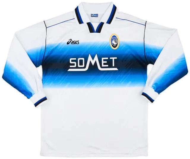 Asics 1997-98 Atalanta Away L/S Shirt - 9/10 - (XL)