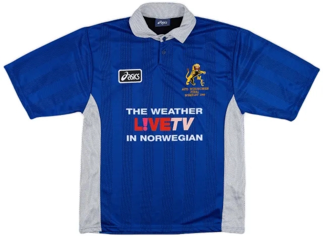 Asics 1998-99 Millwall 'Football League Trophy Final' Home Shirt - 8/10 - (M)
