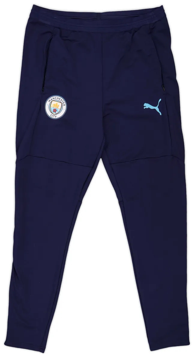 2020-21 Manchester City Puma Track Pants/Bottoms - 8/10 - (L)