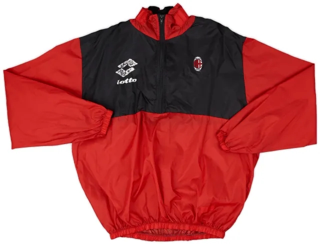 1994-95 AC Milan Lotto 1/4 Zip Drill Top - 4/10 - (XS)