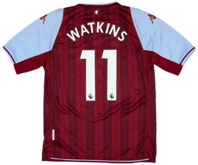 Kappa 2021-22 Aston Villa Home Shirt Watkins #11 - 5/10 - (L)