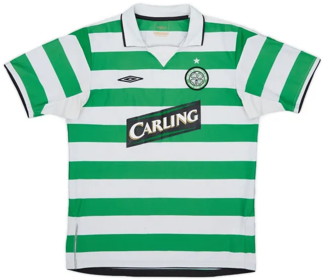 Umbro 2004-05 Celtic Home Shirt - 6/10 - (L.Boys)