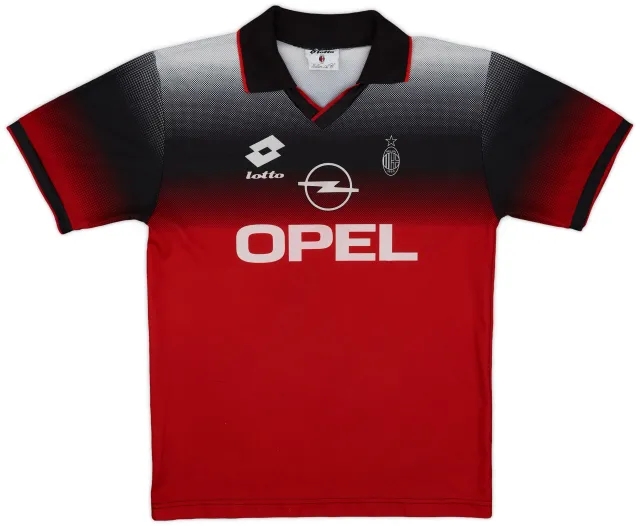 1996-97 AC Milan Lotto Training Shirt - 7/10 - (M)
