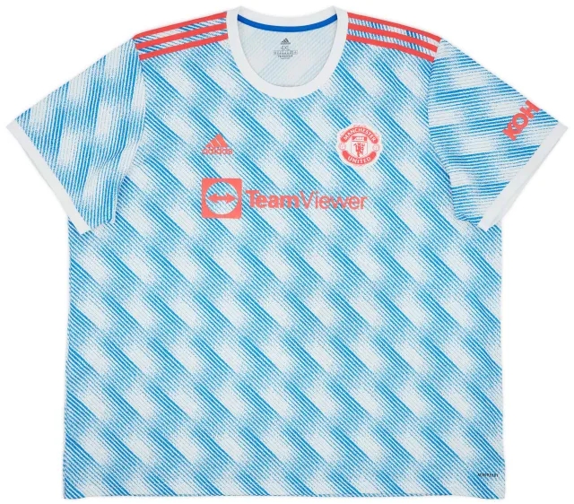 adidas 2021-22 Manchester United Away Shirt - 9/10 - (4XL)