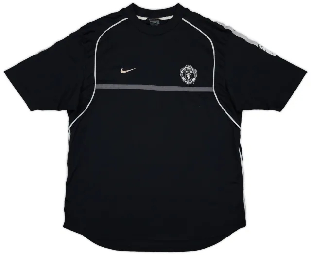 2002-03 Manchester United Nike Training Shirt - 9/10 - (XL)