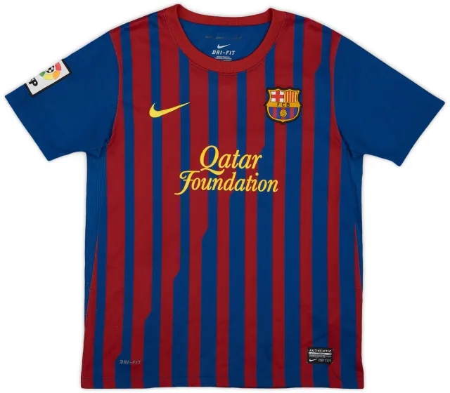 Nike 2011-12 Barcelona Home Shirt - 9/10 - (M.Boys)