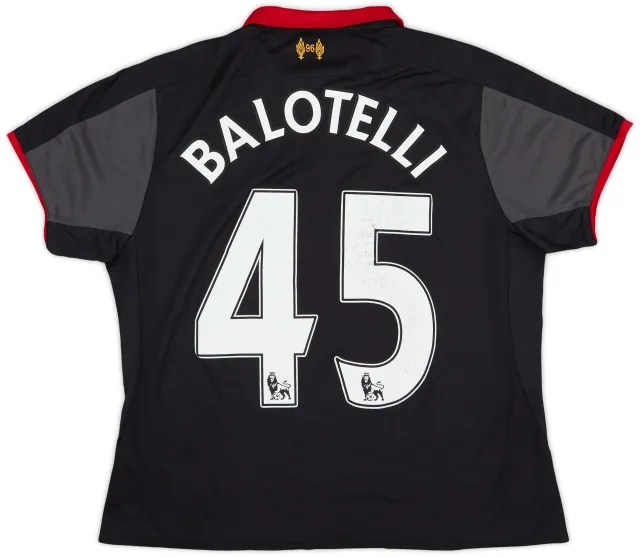 2014-15 Liverpool Third Shirt Balotelli #45 - 6/10 - (Women's XL)