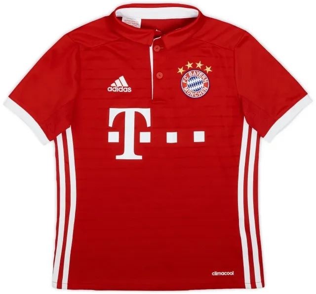 adidas 2016-17 Bayern Munich Home Shirt - 9/10 - (S.Boys)